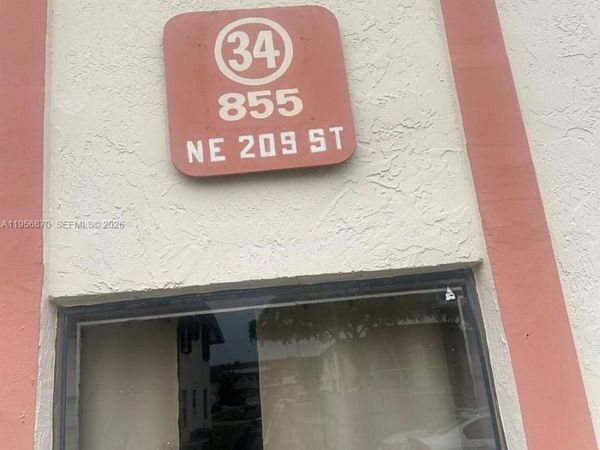 855 NE 209th St , Unit 203-34, Miami, FL 33179