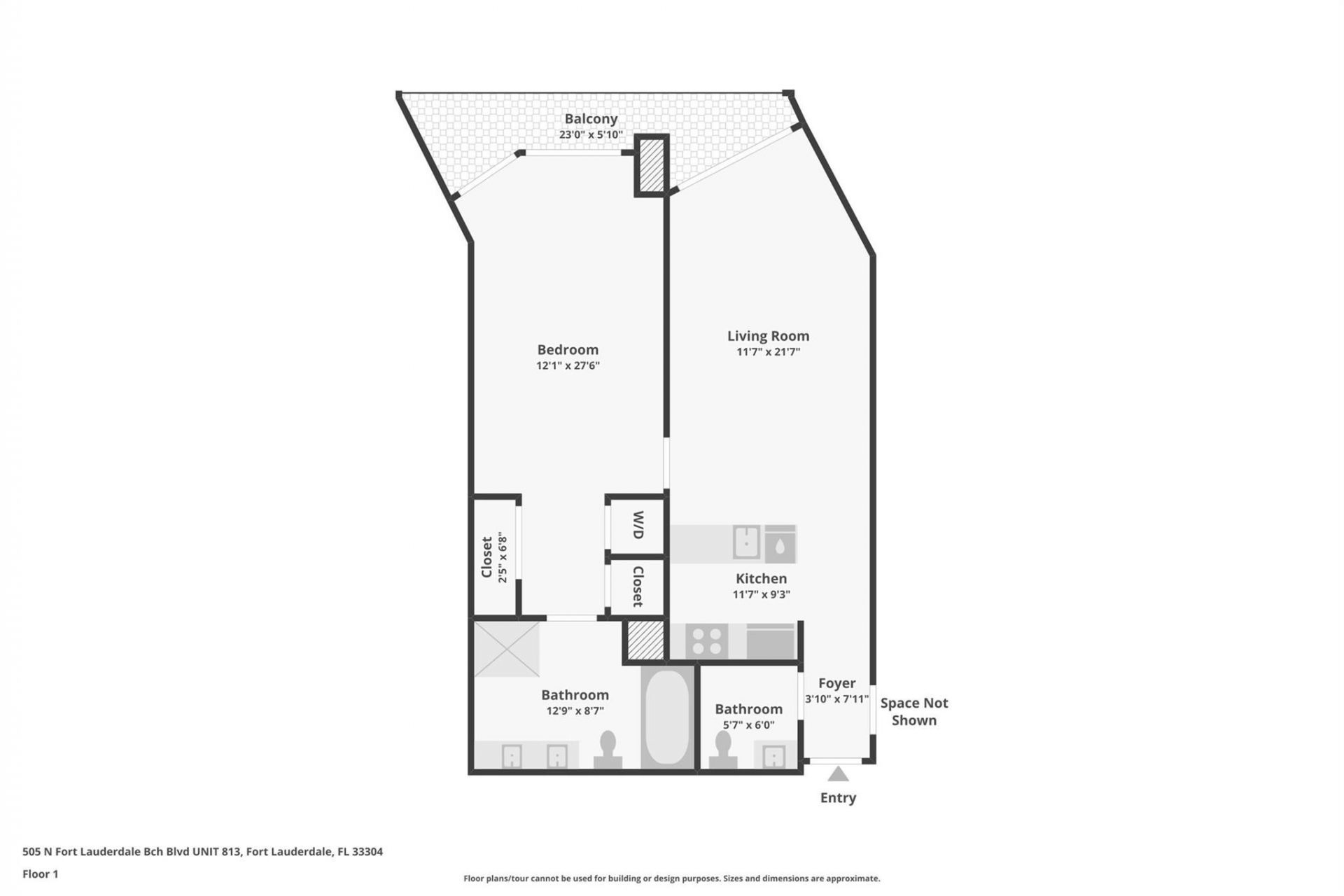 505 N Ft Lauderdale Beach Boulevard, Unit 813, Fort Lauderdale, FL 33304 Photo