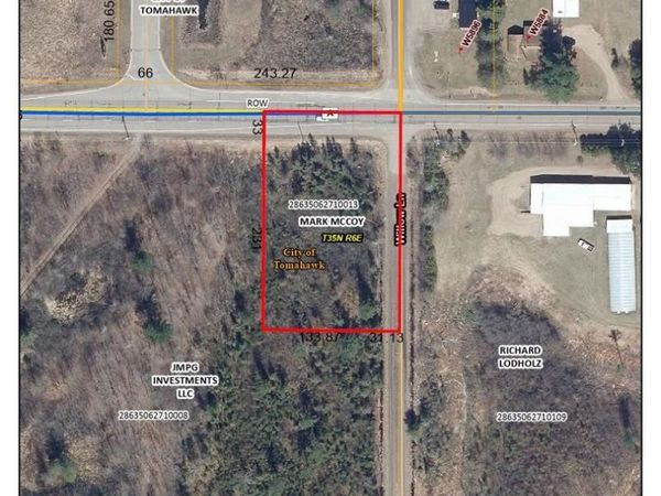 00 COUNTY ROAD A #Willow and County Ro, Tomahawk, WI 54487