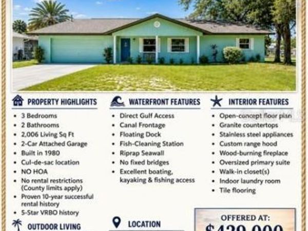 11308 W AMERINDIAN COURT, CRYSTAL RIVER, FL 34429