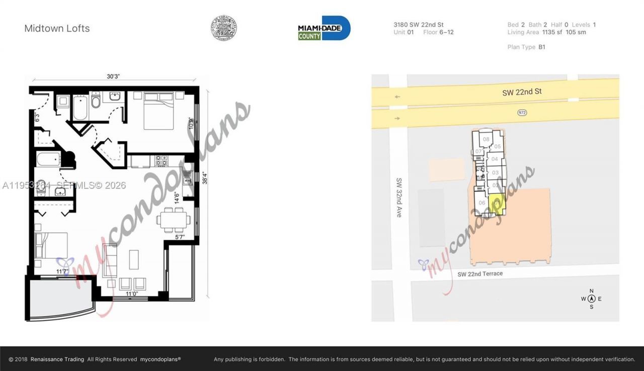 3180 SW 22nd St, Unit 601, Miami, FL 33145 Photo