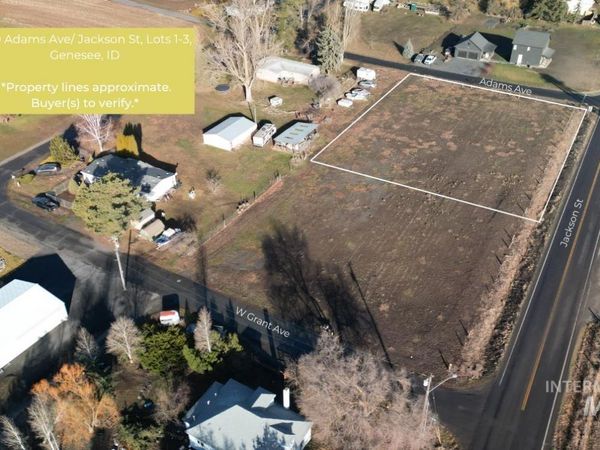 000 Adams St/Jackson St Lots 1-3, Genesee, ID 83832