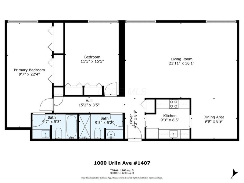 1000 Urlin Avenue , Unit 1407, Columbus, OH 43212 Photo 2