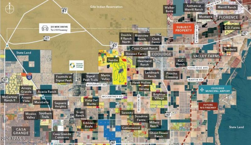 00000000 E HIGHWAY 287, Coolidge, AZ 85128