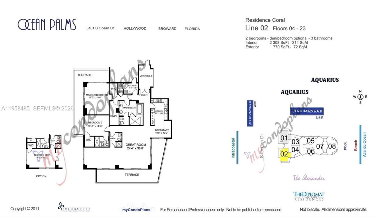 3101 S Ocean, Unit 1802, Hollywood, FL 33019 Photo