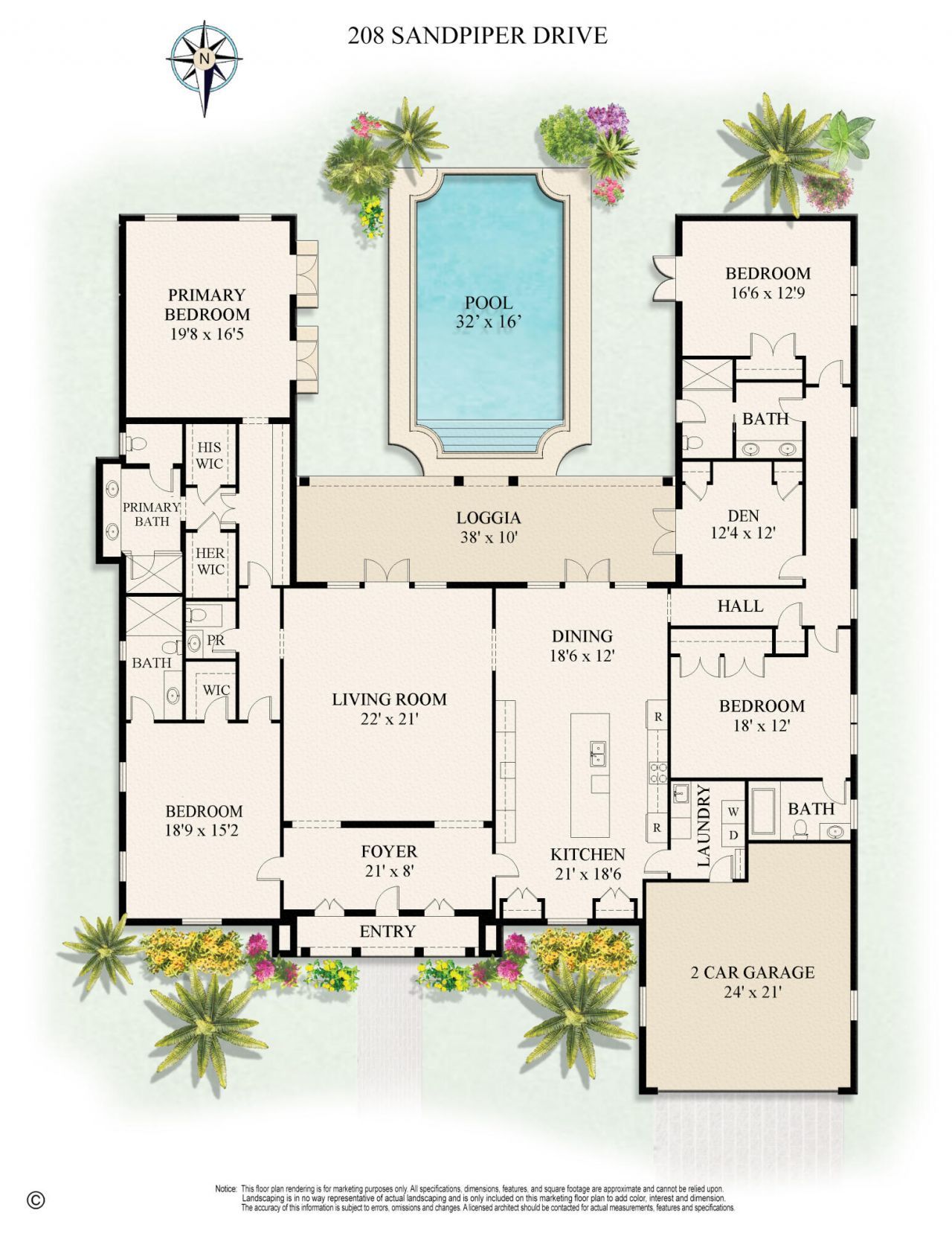 208 Sandpiper Drive, Palm Beach, FL 33480 Photo