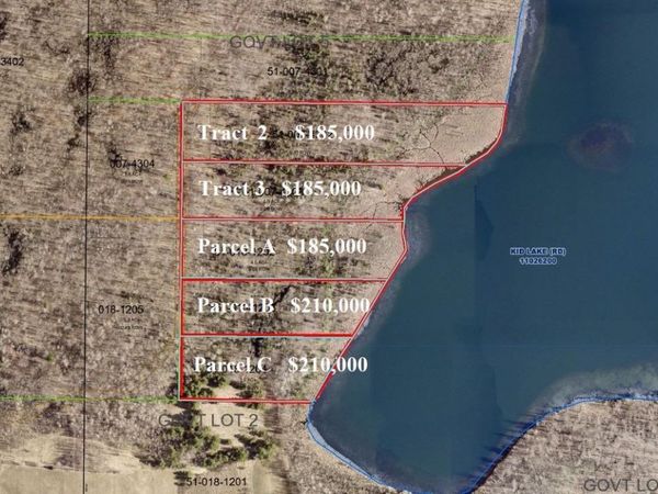 TBD - Tract 3 Ticonderoga Trail , Hackensack, MN 56425