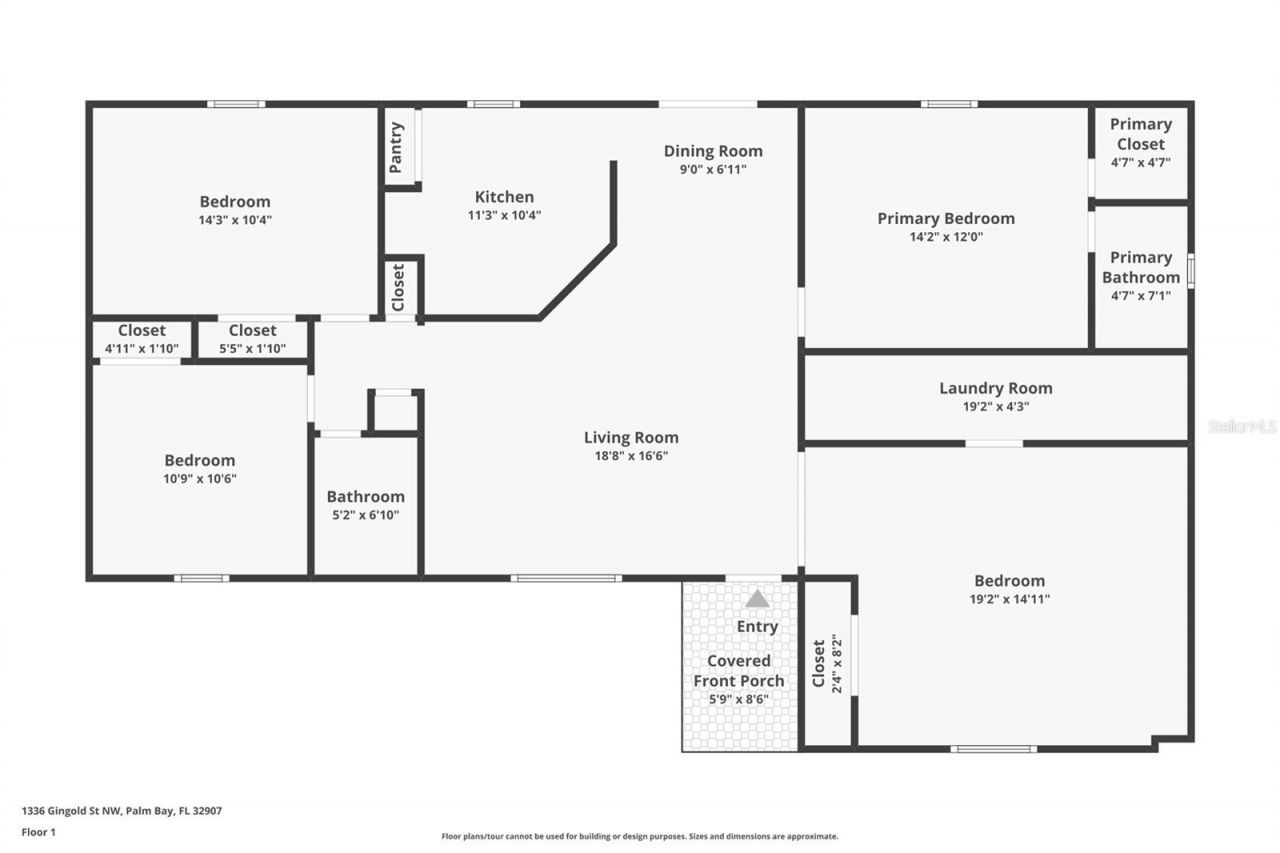 1336 Gingold Street Nw, Palm Bay, FL 32907 Photo