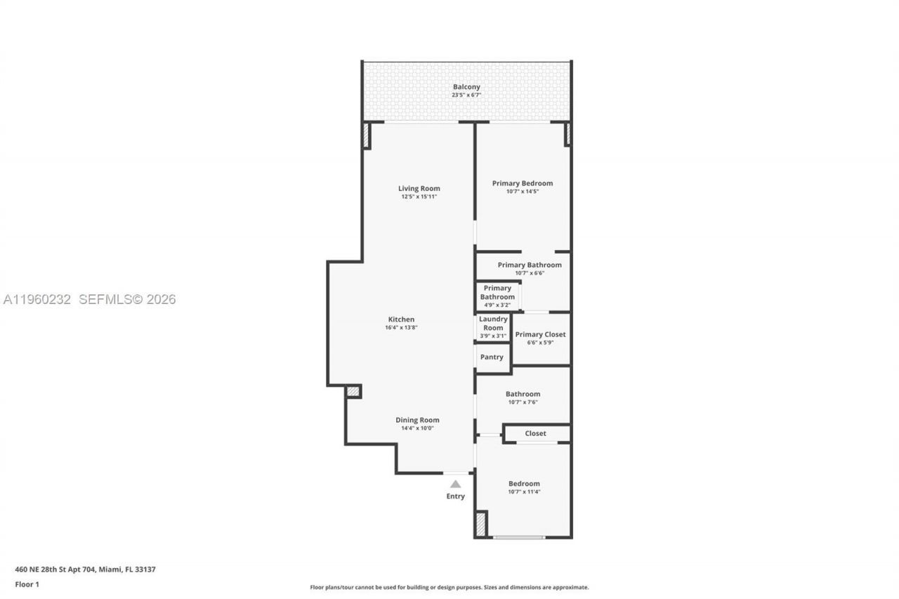 460 NE 28 , Unit 704, Miami, FL 33137 Photo