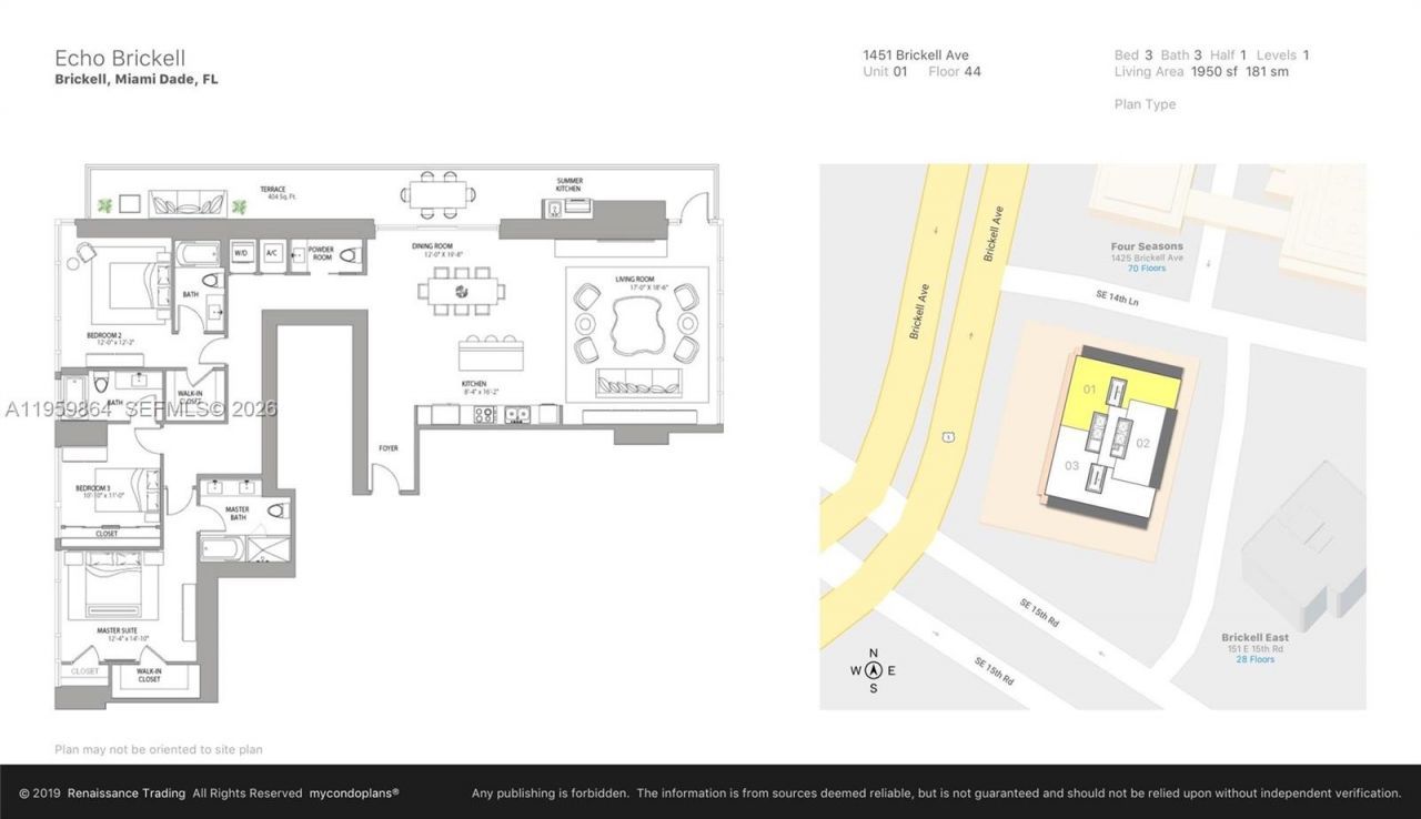 1451 Brickell Ave, Unit 4401, Miami, FL 33131 Photo