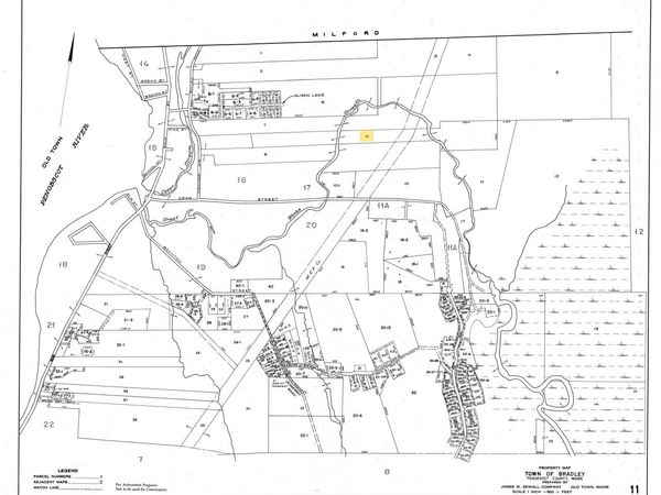 Map11Lot8 Highland Avenue, Bradley, ME 04411