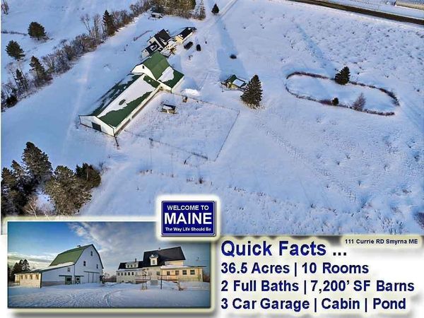 111 Currie Road, Smyrna, ME 04780