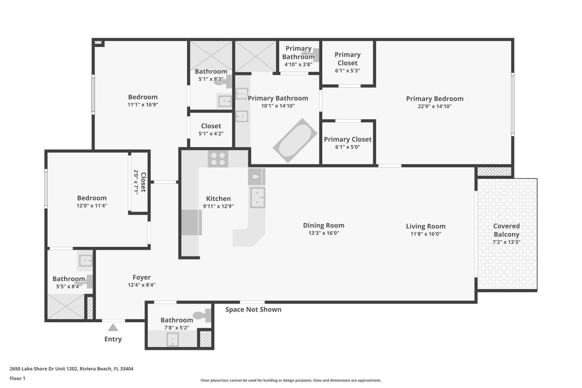 2650 Lake Shore Drive, Unit 1404, Riviera Beach, FL 33404 Photo