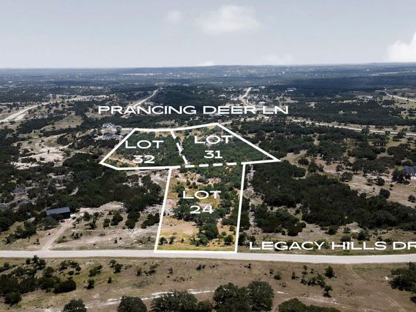 LOTS 24,31,32 Prancing Deer LN, Johnson City, TX 78636