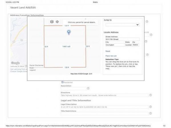 00 E 5TH Street, Covington, LA 70433