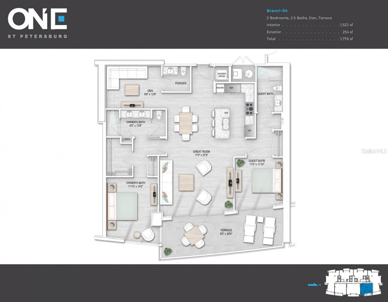 100 1st Avenue N, Unit 1804, Saint Petersburg, FL 33701 Photo