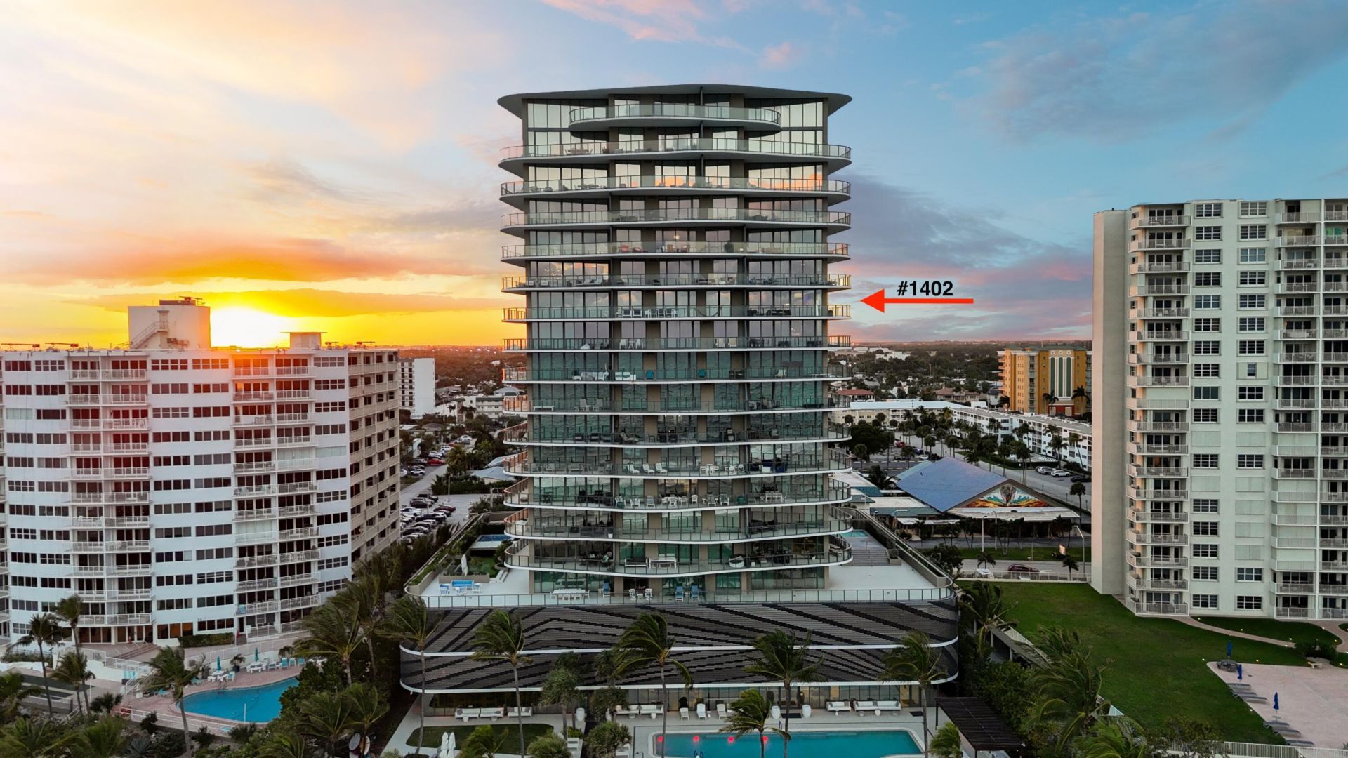 730 N Ocean Boulevard, Unit 1402, Pompano Beach, FL 33062 Photo