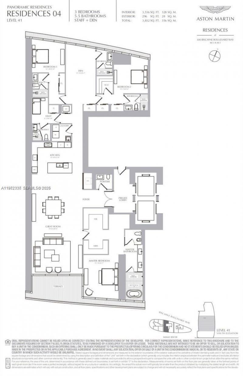 300 N Biscayne Boulevard Way, Unit 4104C, Miami, FL 33131 Photo