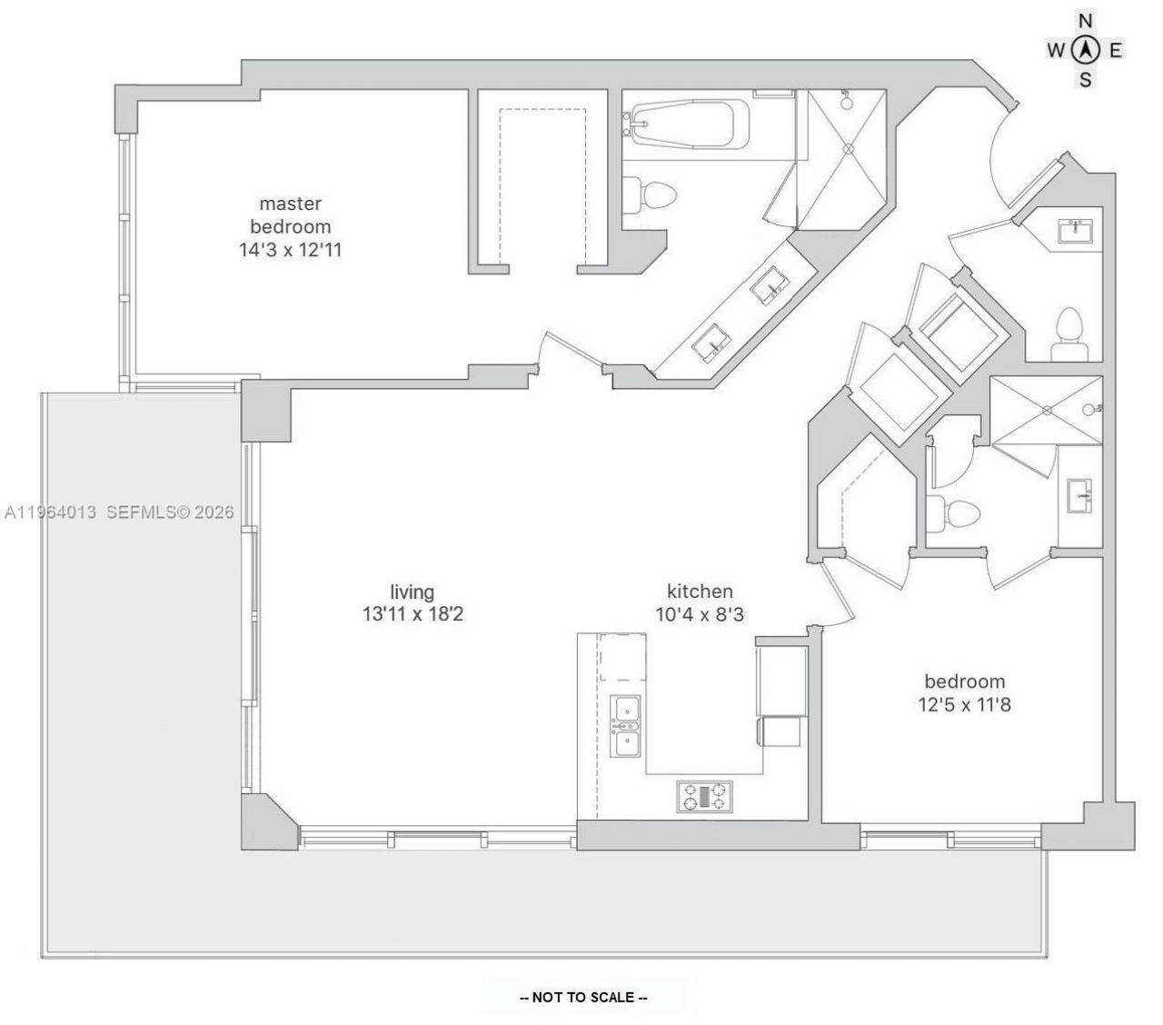 68 SE 6th St , Unit 1702, Miami, FL 33131 Photo