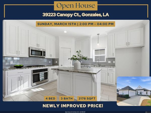 39223 Canopy Ct, Gonzales, LA 70737