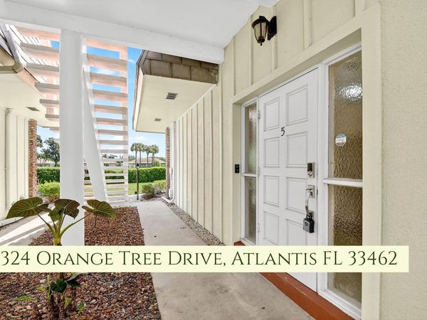 324 Orange Tree Drive, Unit 5, Atlantis, FL 33462