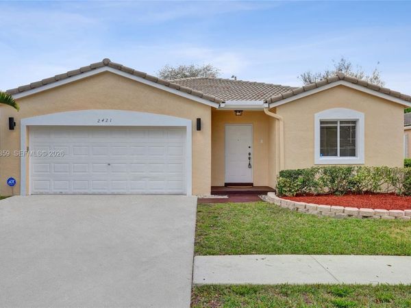 2421 SW 103rd Way , Miramar, FL 33025