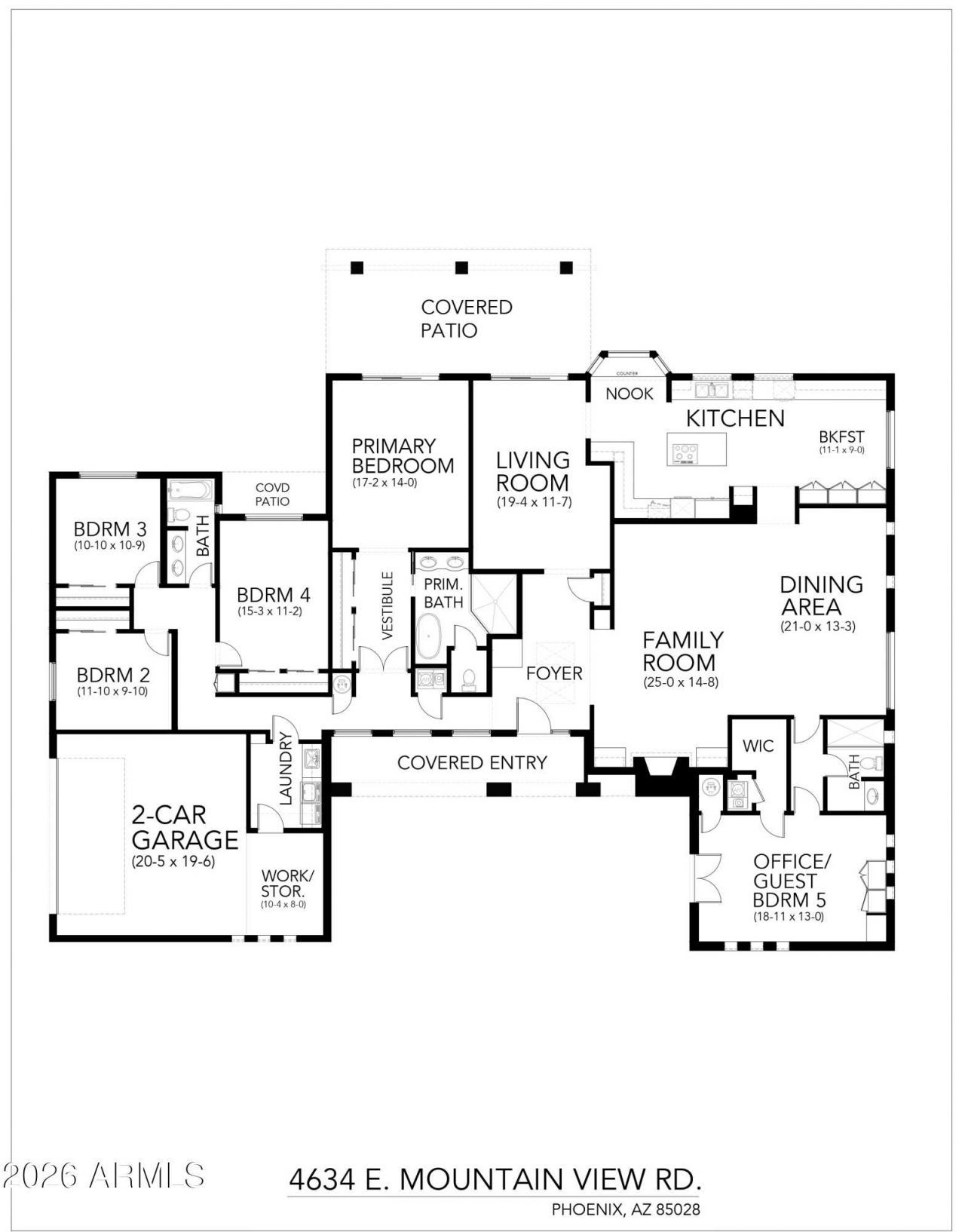 4634 E Mountain View Road, Phoenix, AZ 85028 Main Photo