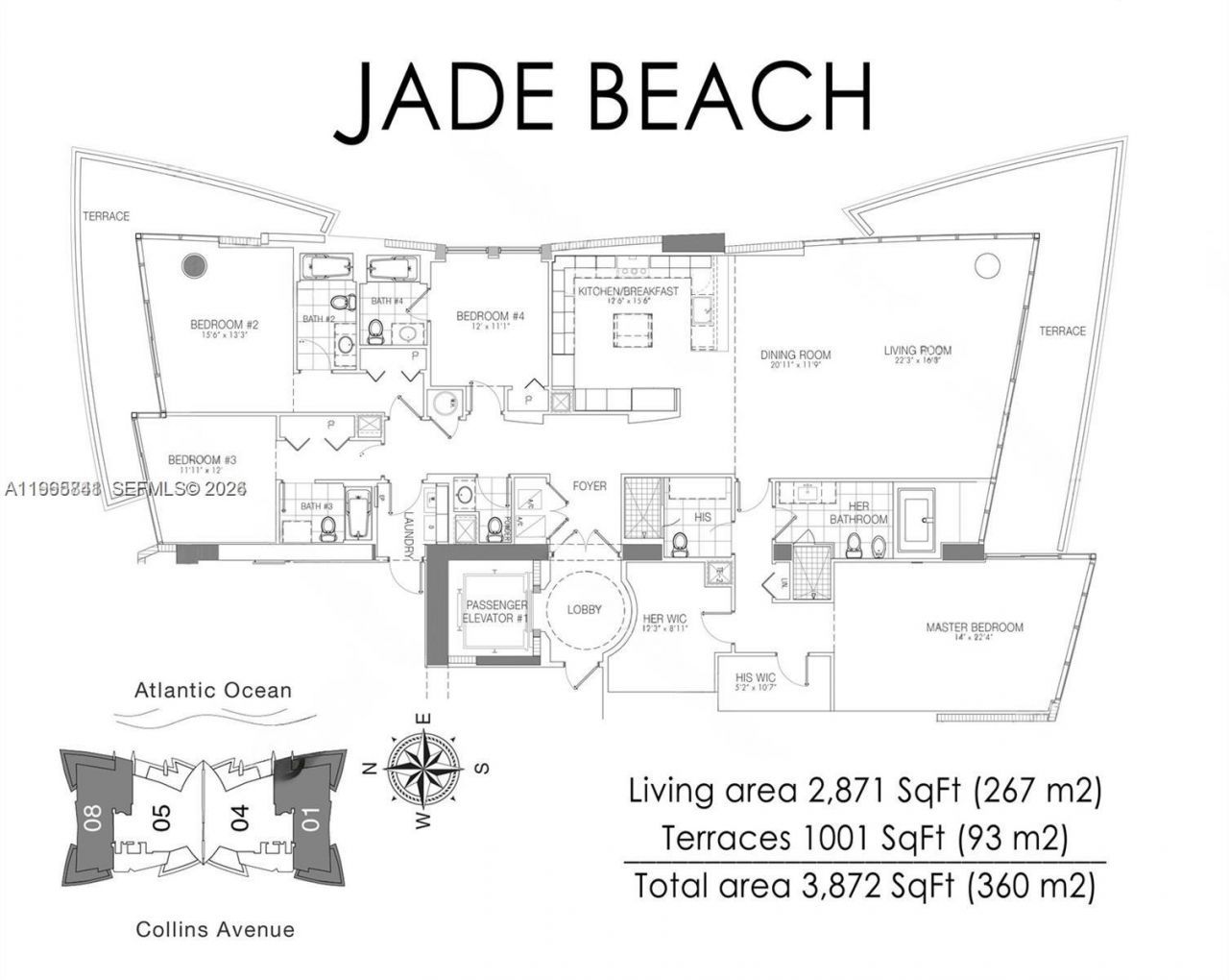 17001 Collins Ave , Unit 4608, Sunny Isles Beach, FL 33160 Photo