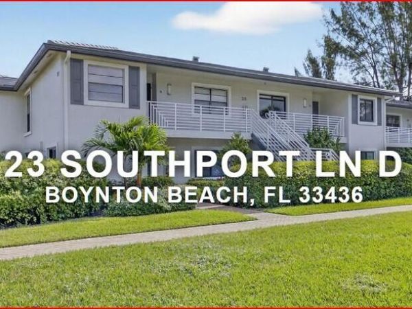 23 Southport Lane, Unit D, Boynton Beach, FL 33436