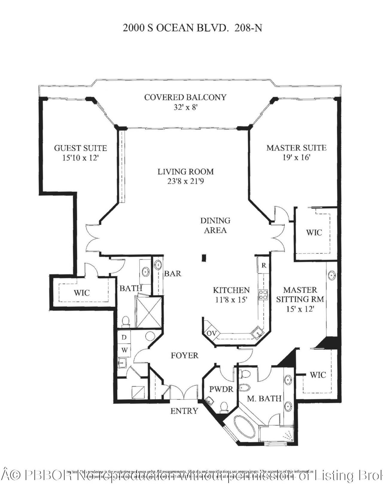 2000 S Ocean Boulevard, Unit 208N, Palm Beach, FL 33480 Photo