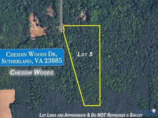 Lot 5 Chesdin Woods Drive , Sutherland, VA 23885