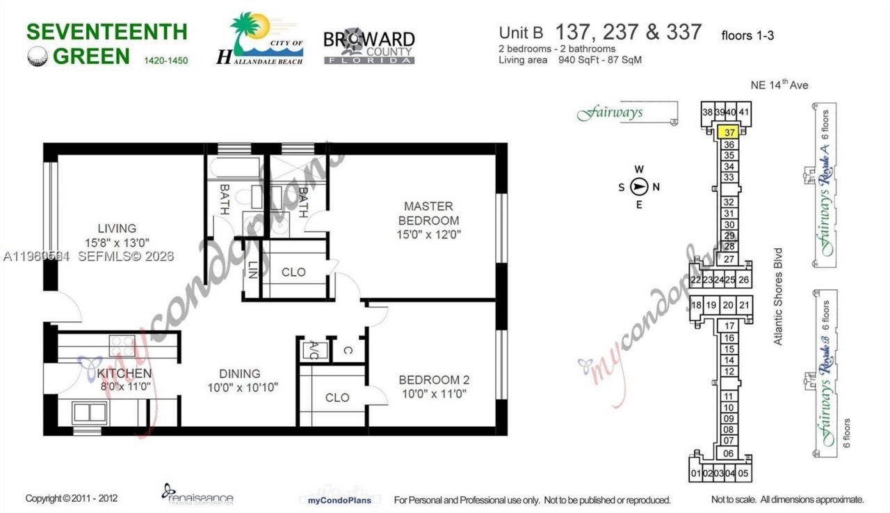 1420 Atlantic Shores Blvd , Unit 237, Hallandale Beach, FL 33009 Photo