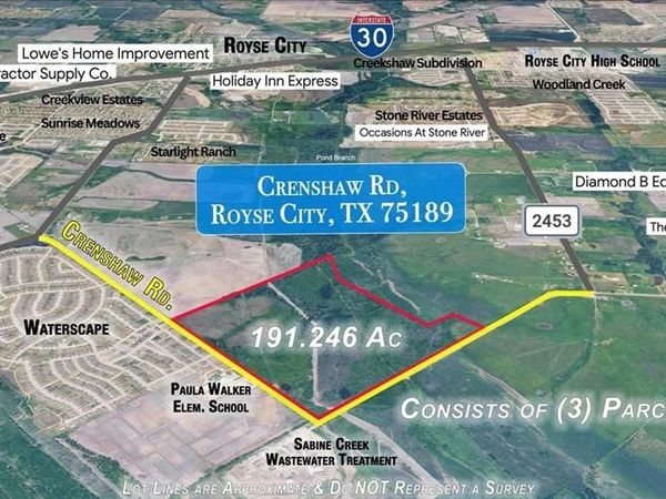 TBD Crenshaw Road , Royse City, TX 75189