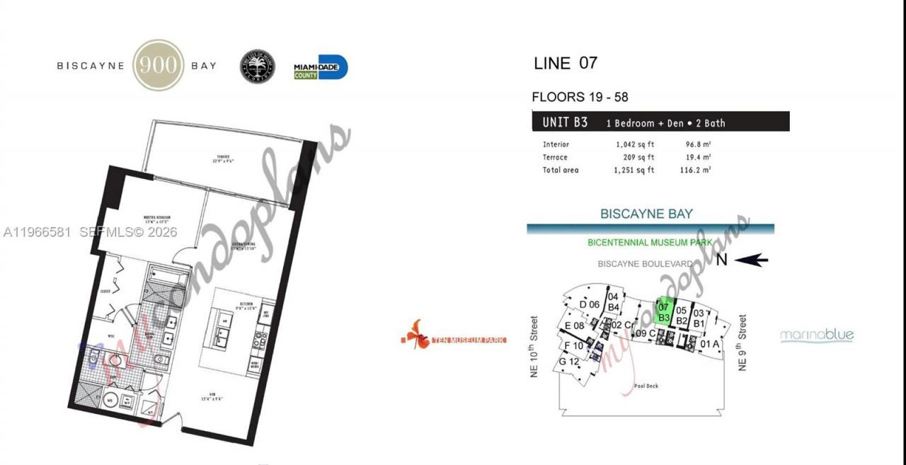 900 Biscayne Blvd, Unit 2907, Miami, FL 33132 Photo