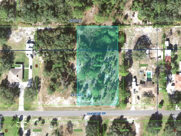 29-30-20-992830-002040 OAKWOOD DRIVE, LAKE WALES, FL 33898
