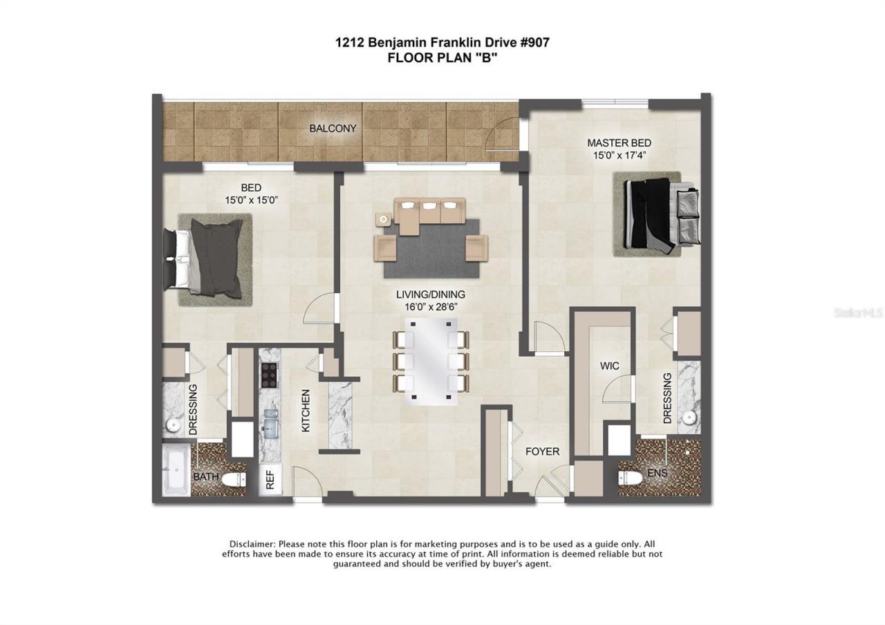 1212 Benjamin Franklin Drive, Unit 907, Sarasota, FL 34236 Photo