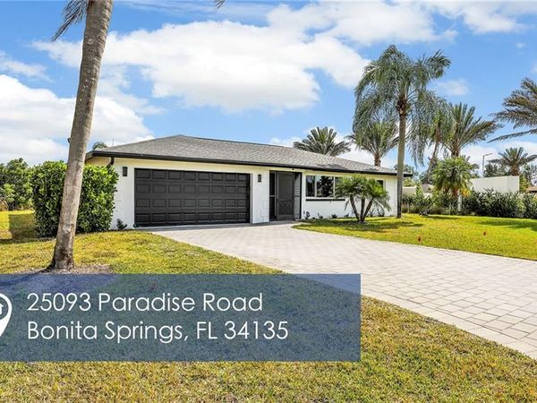 25093 Paradise RD, BONITA SPRINGS, FL 34135