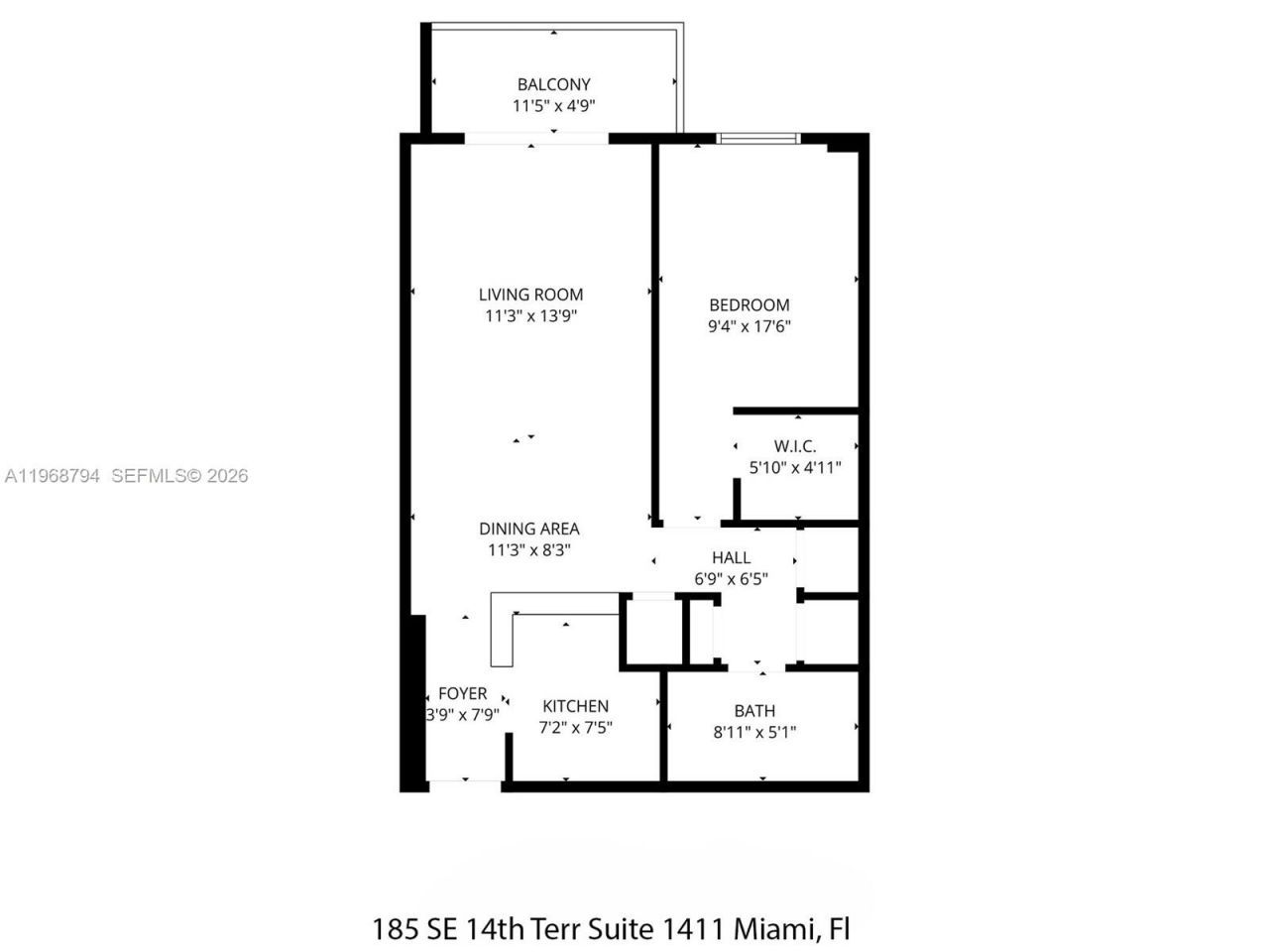 185 SE 14th Ter , Unit 1411, Miami, FL 33131 Photo