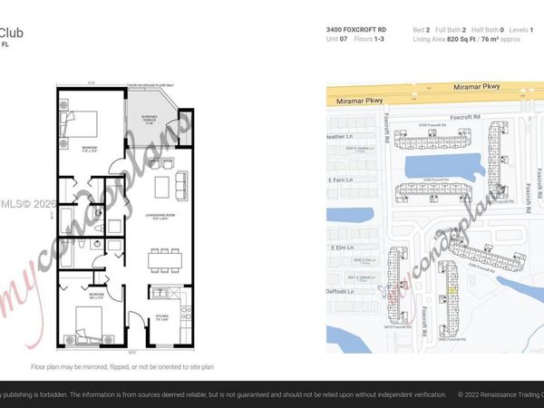 3400 Foxcroft Rd, Unit 107, Miramar, FL 33025