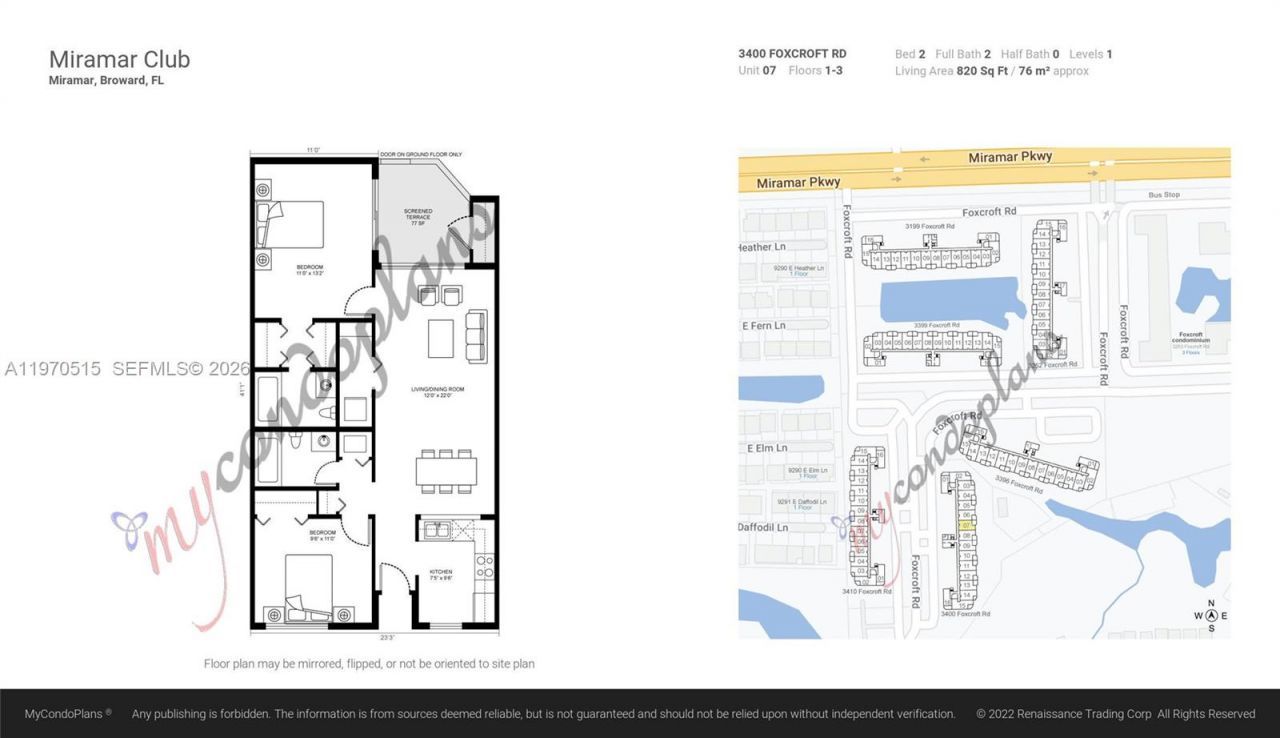 3400 Foxcroft Rd, Unit 107, Miramar, FL 33025 Photo