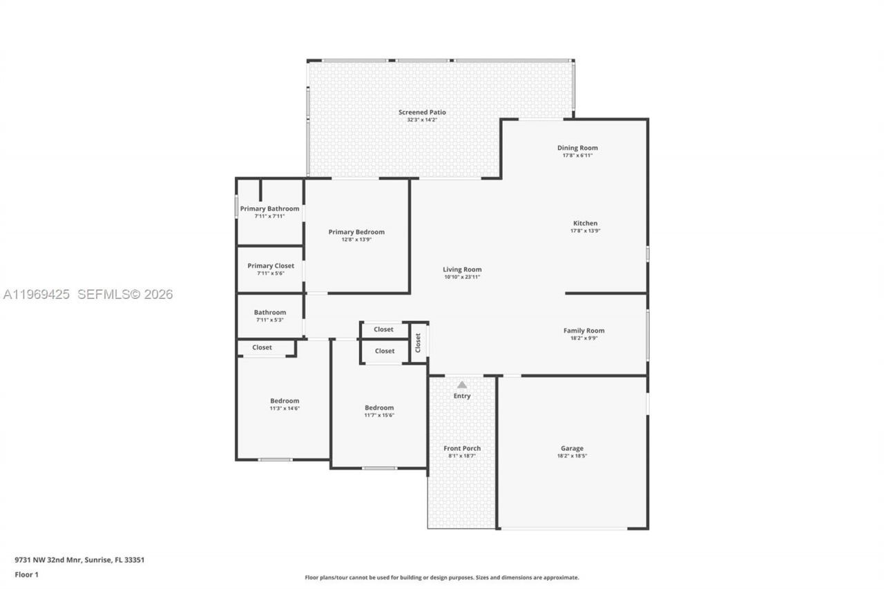 9731 NW 32nd Mnr , Sunrise, FL 33351 Photo