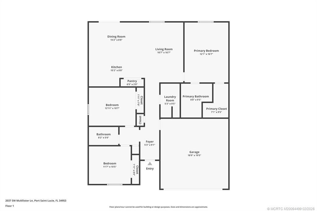2037 SW Mcallister Lane, Port Saint Lucie, FL 34953 Photo