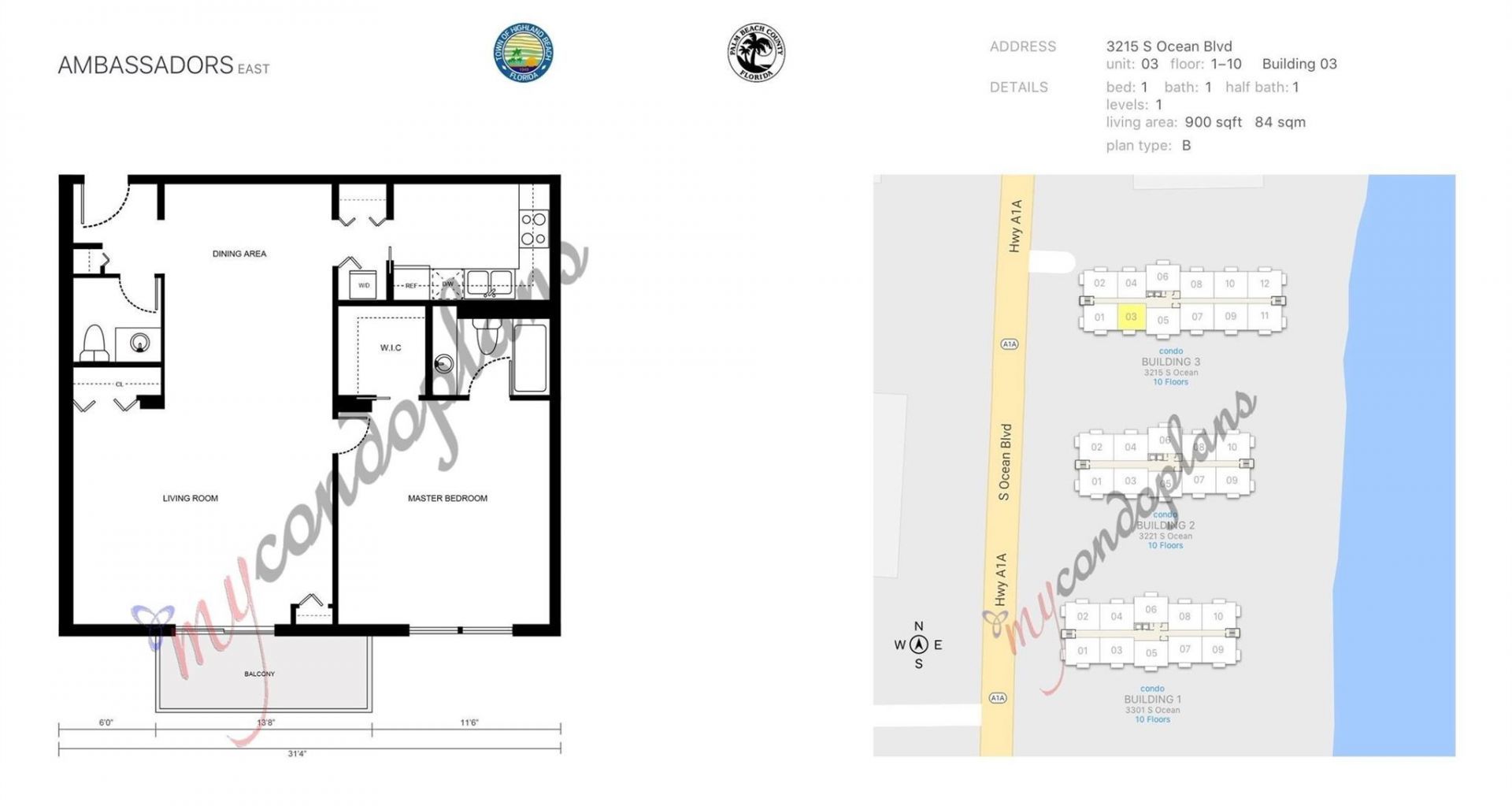 3215 S Ocean Blvd, Unit 703, Highland Beach, FL 33487 Photo