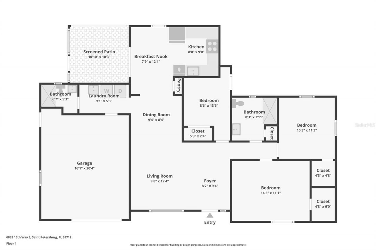 6832 16th Way S, Saint Petersburg, FL 33712 Photo