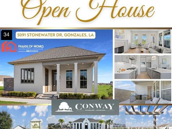 5091 Stonewater Dr, Gonzales, LA 70737