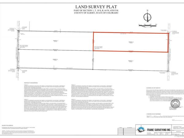 Lot 2 County Road 37 , Elbert, CO 80106