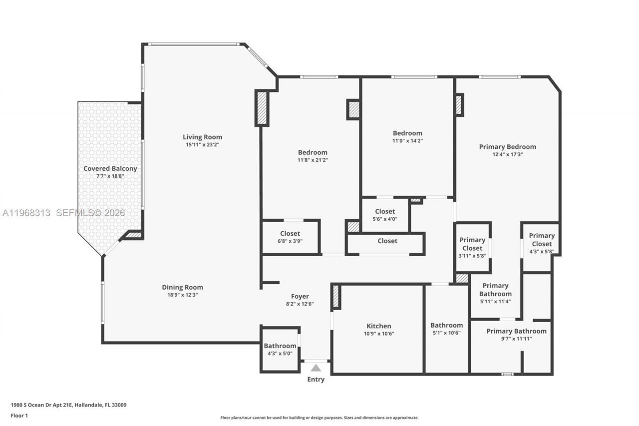1980 S Ocean Dr, Unit 21E, Hallandale Beach, FL 33009 Photo