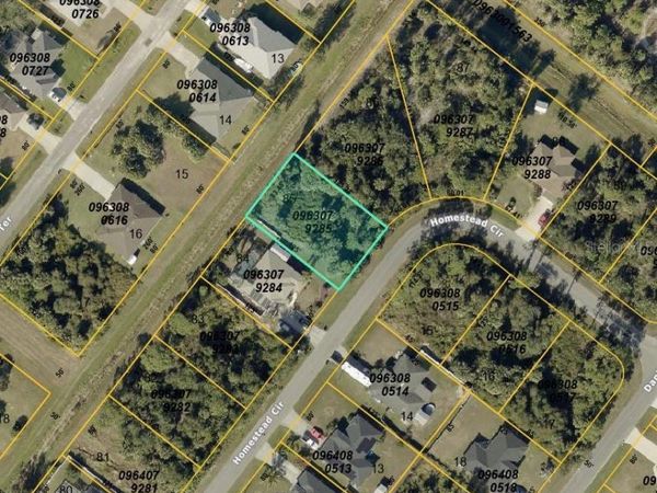 LOT 85 BLOCK 792 HOMESTEAD CIRCLE , NORTH PORT, FL 34286