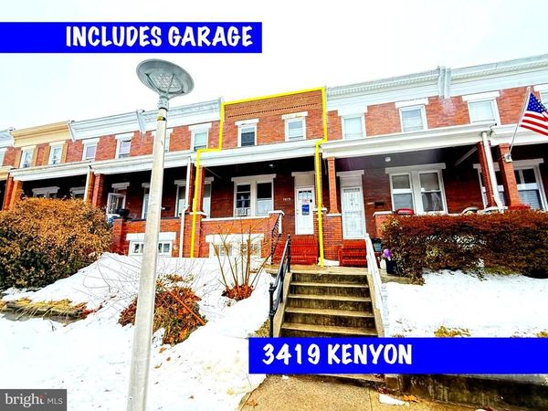3419 KENYON AVENUE, BALTIMORE, MD 21213