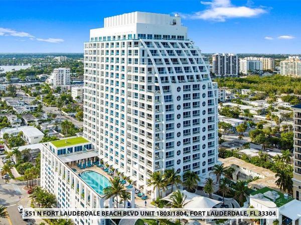 551 N Fort Lauderdale Beach Blvd , Unit R1803, Fort Lauderdale, FL 33304
